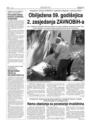 Obilježena 59. godišnjica 2. zasjedanja ZAVNOBiH-a