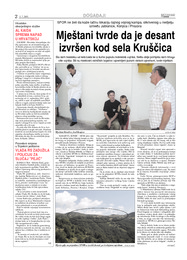 Mještani tvrde da je desant izvršen kod sela Kruščica
