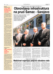 Obnovljena infrastruktura na pruzi Šamac Sarajevo