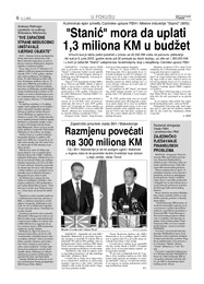 "Stanić" mora da uplati  1,3 miliona KM u budžet