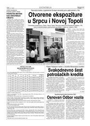 Otvorene ekspoziture u Srpcu i Novoj Topoli