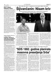SDS 1992. godine planirala masovna preseljenja Srba