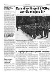 Danski kontingent SFOR-a završio misiju u BiH