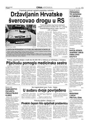 Državljanin Hrvatske švercovao drogu u RS