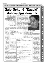 Gajo Sekulić "Kaucki",  dobrovoljni doušnik