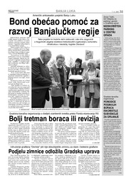 Bond obećao pomoć za razvoj Banjalučke regije