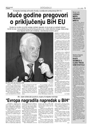 Evropa nagradila napredak u BiH