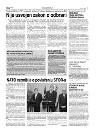 NATO razmišlja o povlačenju SFOR-a