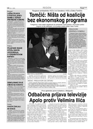 Odbačena prijava televizije Apolo protiv Velimira Ilića