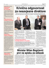 Ministar Milan Bogićević prvi na spisku za odlazak