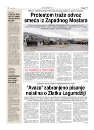 Protestom traže odvoz smeća iz Zapadnog Mostara