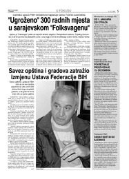 Ugroženo" 300 radnih mjesta u sarajevskom "Folksvagenu
