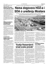 Nema dogovora HDZ-a i  SDA o uređenju Mostara