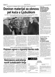 Doniran materijal za obnovu  pet kuća u Ljubuškom