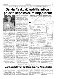 Sanda Rašković uplatila milion i po evra nepostojećim izbjeglicama