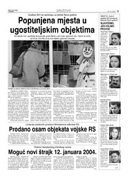Moguć novi štrajk 12. januara 2004.