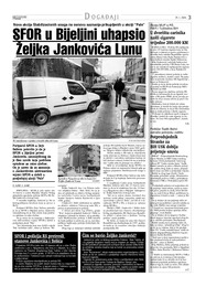 SFOR u Bijeljini uhapsio Željka Jankovića Lunu