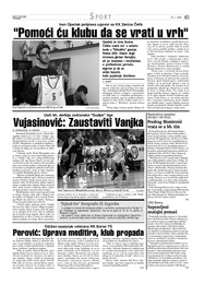 Vujasinović: Zaustaviti Vanjka
