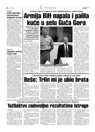 Armija BiH napala i palila kuće u selu Guča Gora