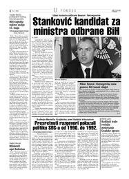 Stanković kandidat za ministra odbrane BiH