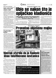 Vještak utvrdio da je Radović imao falsifikovane novčanice