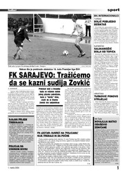 FK SARAJEVO: Tražićemo da se kazni sudija Zovkić
