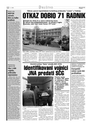 Identifikovani vojnici JNA predati SCG