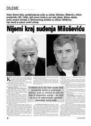 Nijemi kraj suđenja Miloševiću