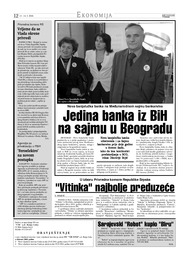 Jedina banka iz BiH na sajmu u Beogradu