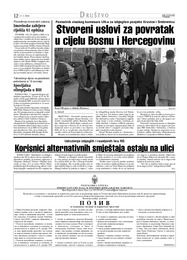Stvoreni uslovi za povratak u cijelu Bosnu i Hercegovinu