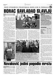 Novaković jedini pogodio mrežu