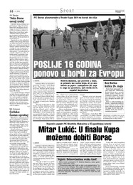 Mitar Lukić: U finalu Kupa možemo dobiti Borac