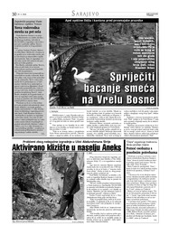 Spriječiti bacanje smeća na Vrelu Bosne