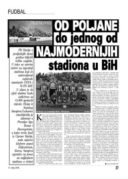 OD POLJANE do jednog od NAJMODERNIJIH stadiona u BiH