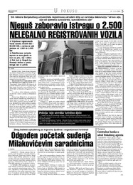 Odgođen početak suđenja  Milakovićevim saradnicima