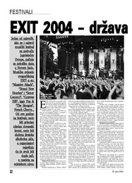 EXIT 2004 država DOBROG PROVODA