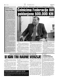 Čelnicima Federacije BiH poklonjeno 500.000 KM