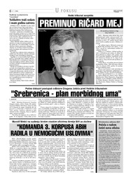 Srebrenica plan morbidnog uma