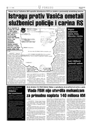 Istragu protiv Vasića ometali službenici policije i carina RS