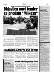 Objavljen novi tender za prodaju "Milkosa"