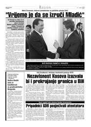 Nezavisnost Kosova izazvala bi i prekrajanje granica u BiH