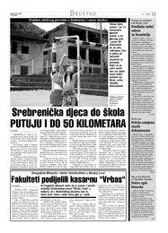 Srebrenička djeca do škola PUTUJU I DO 50 KILOMETARA