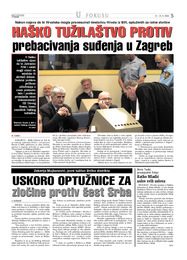 HAŠKO TUŽILAŠTVO PROTIV prebacivanja suđenja u Zagreb