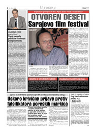 OTVOREN DESETI Sarajevo film festival