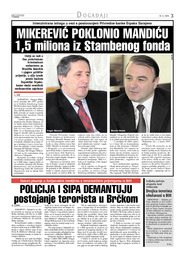 MIKEREVIĆ POKLONIO MANDIĆU 1,5 miliona iz Stambenog fonda