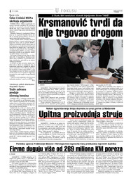 Krsmanović tvrdi da nije trgovao drogom