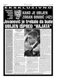 Jovanović je trebalo da bude UBIJEN ISPRED HAJATA