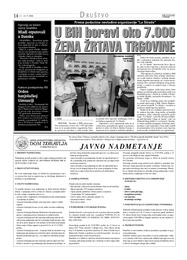 U BiH boravi oko 7.000 ŽENA ŽRTAVA TRGOVINE