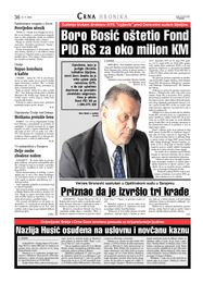 Boro Bosić oštetio Fond PIO RS za oko milion KM