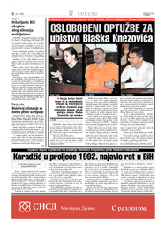 OSLOBOĐENI OPTUŽBE ZA ubistvo Blaška Knezovića